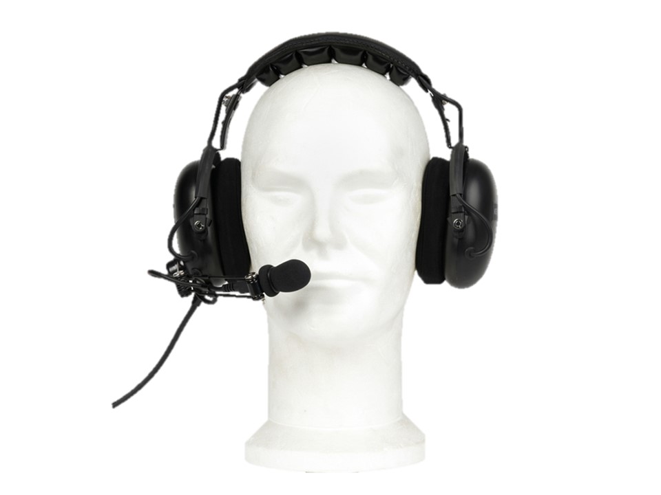 Walkies4Events - Heavy duty headset Hytera met kabel