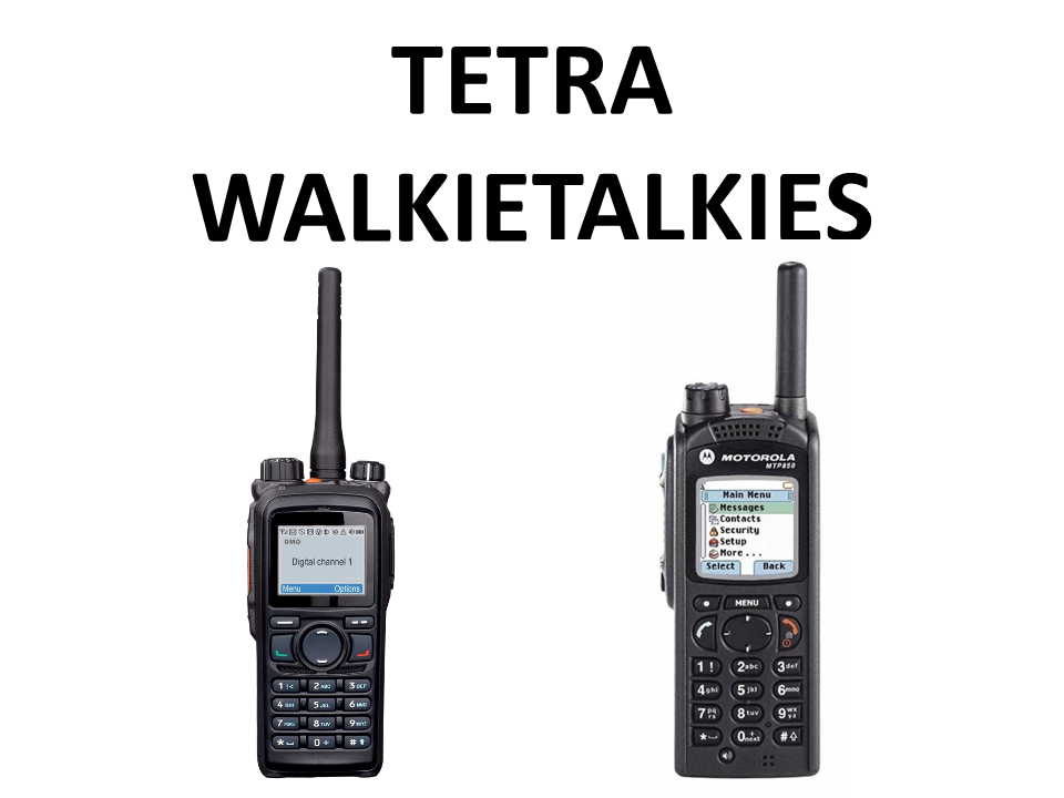Walkies4Events - Verhuur - Offerte - Tetra-walkietalkies - Hytera PT580H - Motorola MTP850S