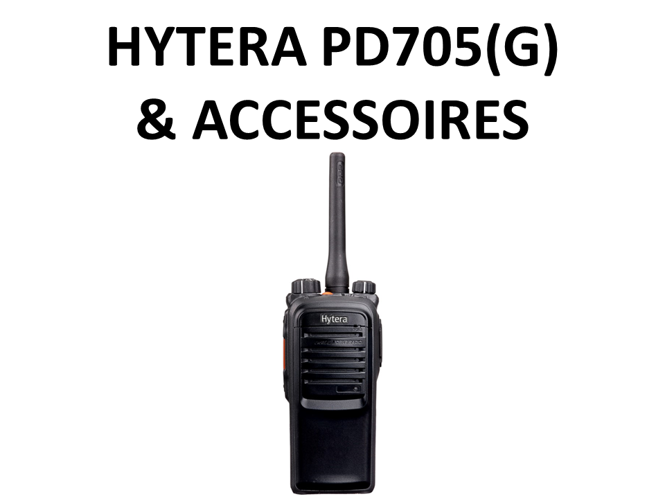Walkies4Events - Verkoop - Offerte - Vergunde walkietalkies - Hytera PD705, PD705G, UHF of VHF - ACN-01 - ES-02 - SM18N2 - BL2008