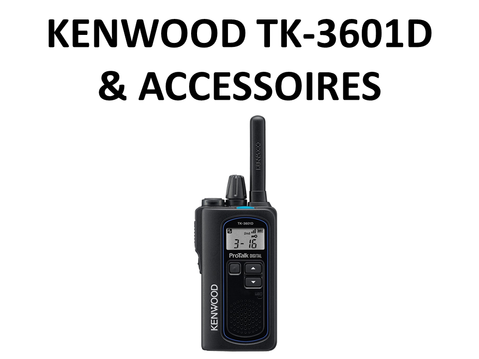 Walkies4Events - Verkoop - Offerte - Vergunningsvrije walkietalkies - Kenwood TK-3601D - EMC-13 - EMC-14 - KHS-44BL - KSC-44ML